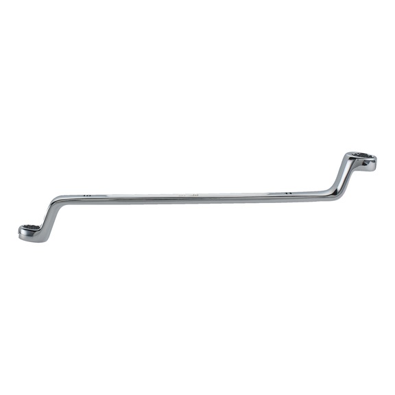 MILWAUKEE Double ring spanner cranked 10x11 mm 4932492742 - Double ring spanner