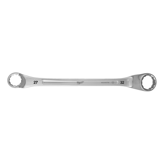 MILWAUKEE Double ring spanner offset 27x32 mm 4932492755 - Double ring spanner