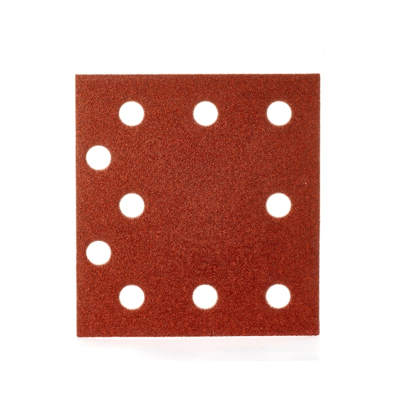 MILWAUKEE Schleifblätter für Schwingschleifer 115x107 mm K120 10 Stück - Schleifblatt