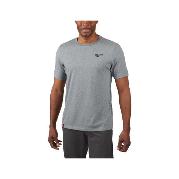 MILWAUKEE T-shirt HTSSGR-XXL Hybrid grey 4932492972 - Leisure T-shirt