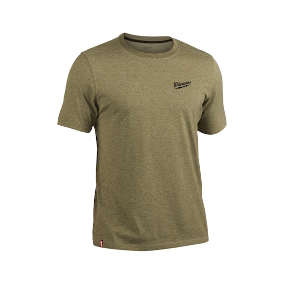 MILWAUKEE T-Shirt HTSSGN-XXL Hybrid grün 4932492982 - Freizeit T-Shirt