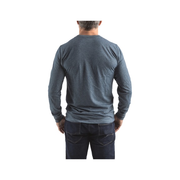 MILWAUKEE long sleeve shirt HTLSBLU-M Hybrid blue 4932492994 - Leisure T-shirt