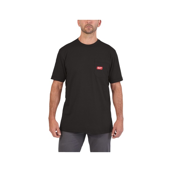 MILWAUKEE Work T-shirt WTSSBL-S black 4932493003 - Leisure T-shirt