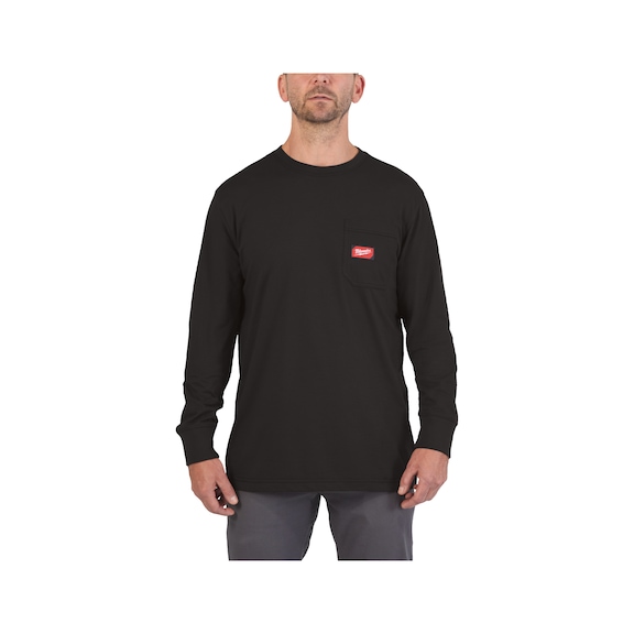 MILWAUKEE long work shirt WTLSBL-M black 4932493034 - Leisure T-shirt