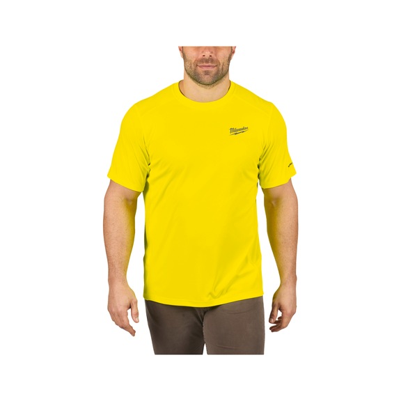 MILWAUKEE functional T-shirt WWSSYL-L yellow 4932493075 - Shirt
