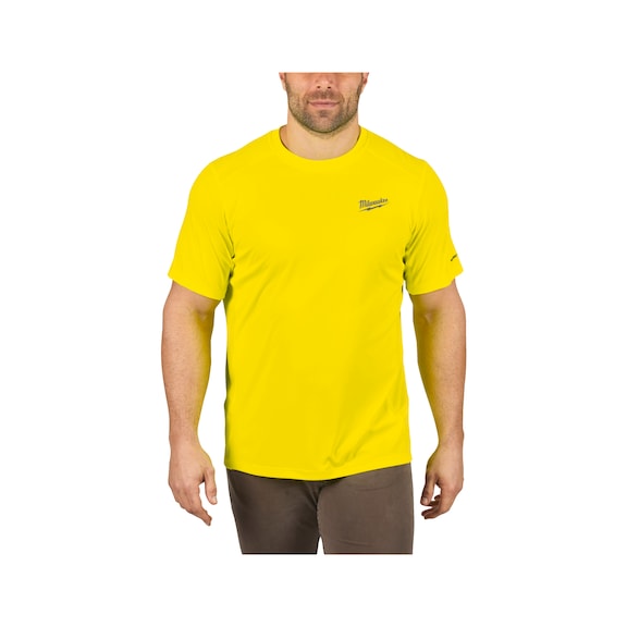 MILWAUKEE functional T-shirt WWSSYL-XL yellow 4932493076 - Shirt