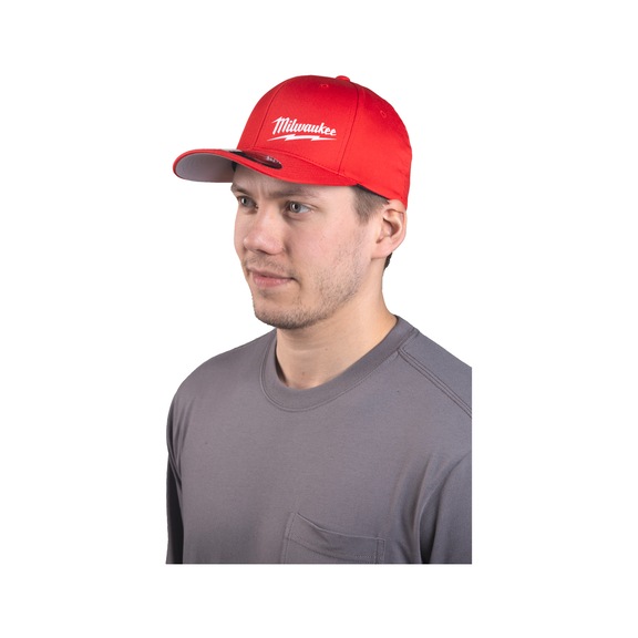 MILWAUKEE Baseball cap BCSRD-L/XL red 4932493100 - Cap