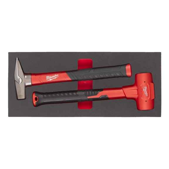 MILWAUKEE Locksmith and soft-face mallet insert 2-piece 4932493253 - Factory equipment, workshop equipment (accessories, unspecified)