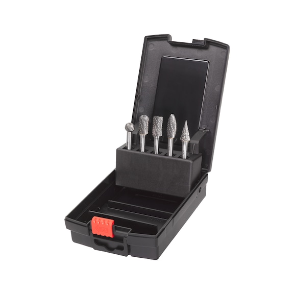 MILWAUKEE carbide end mill 6x10 mm set of 5 4932493577 - End mills (non-detachable cutting edges)