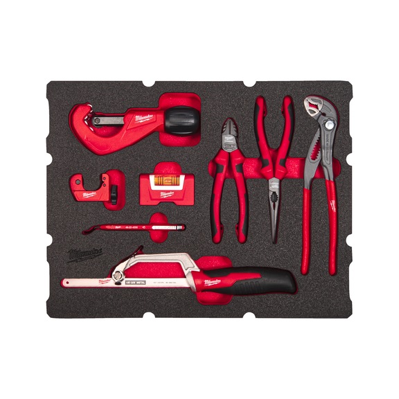 MILWAUKEE sanitary tool in insert set 8-piece 4932493639 - Factory equipment, workshop equipment (accessories, unspecified)
