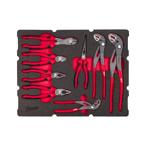 MILWAUKEE Pliers Packout in insert set of 8 4932493643 - Factory equipment, workshop equipment (accessories, unspecified)