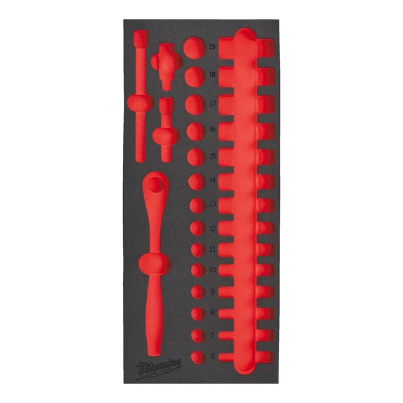 MILWAUKEE foam insert 1/3 4932493663 - Factory equipment, workshop equipment (accessories, unspecified)