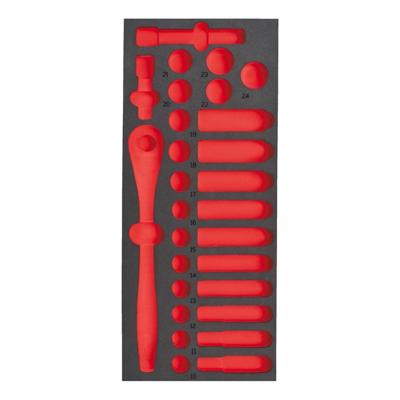 MILWAUKEE Schaumstoffeinlage 1/3 4932493664 - Betriebsausstattung, Werkstatteinrichtung (Zubehör, nicht spezifiziert)