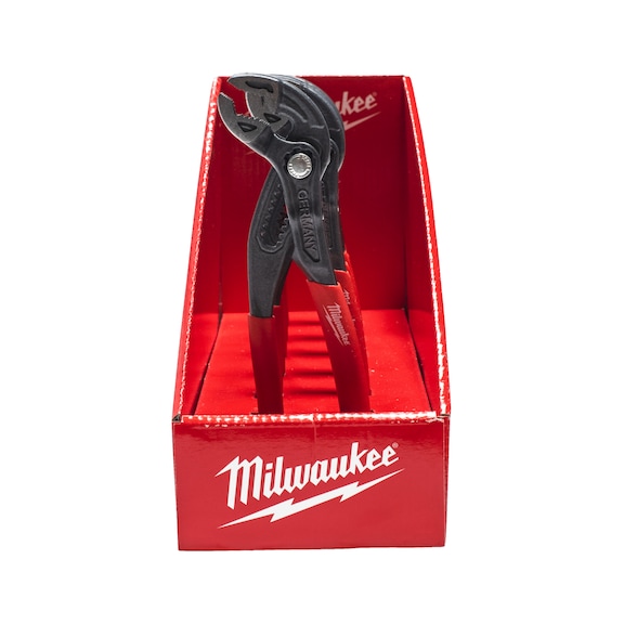 MILWAUKEE water pump pliers 180 mm in display 4932498541 - Water pump pliers