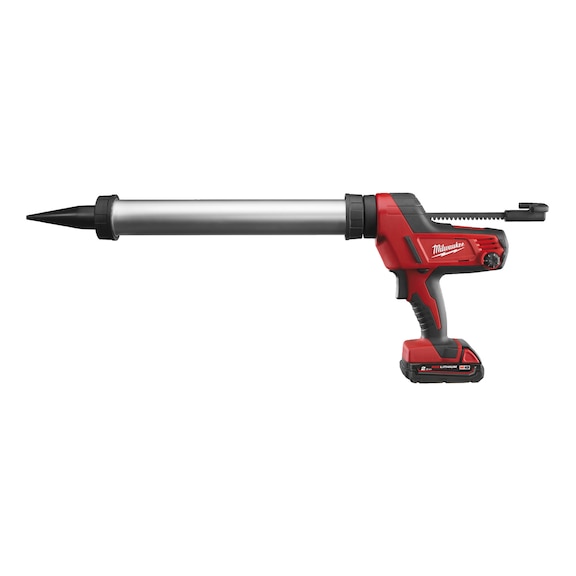 MILWAUKEE C18PCG/600A-201B 7-piece cordless cartridge press - Cartridge gun (rechargeable battery)