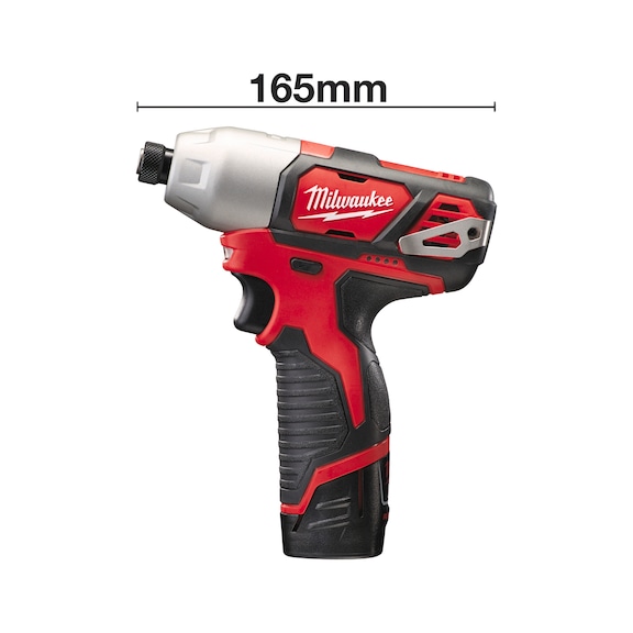 MILWAUKEE Cordless impact wrench M12BID-202C 5-piece 4933441960 - Impact wrench (battery)