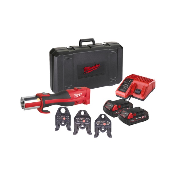 MILWAUKEE cordless press tool M18BLHPT-202C TH set 8-piece 4933451135 - Radial press (battery)