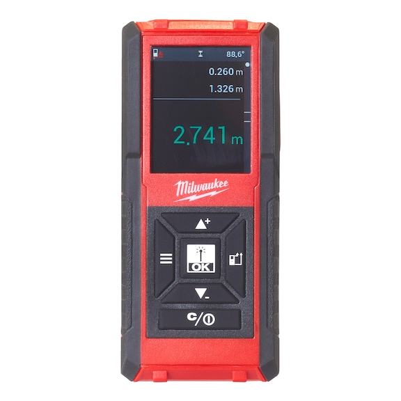 MILWAUKEE LDM100 cordless laser rangefinder 4933459278 - Laser distance measuring device