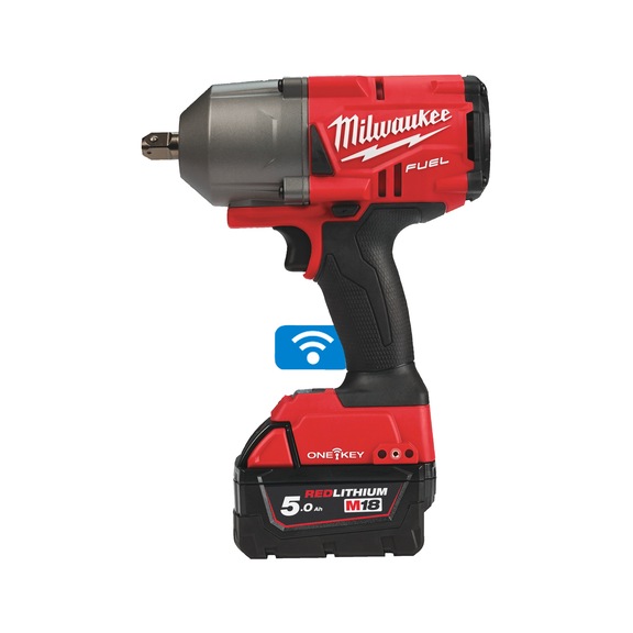MILWAUKEE Cordless impact wrench M18ONEFHIWP12-502X 5-piece 4933459725 - Impact wrench (battery)