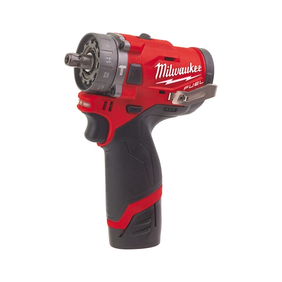 MILWAUKEE Cordless impact drill M12FPDX-202X 7-piece 4933464136 - Impact drill (battery)