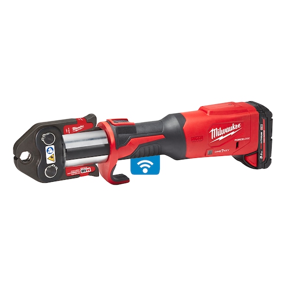 MILWAUKEE Cordless crimping tool M18ONEBLHPT-302C ONE KEY 4933478306 - Radial press (battery)