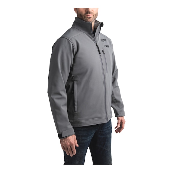 MILWAUKEE Jacket M12HJGREY5-0L heatable 4933478974 - Cold protection jacket