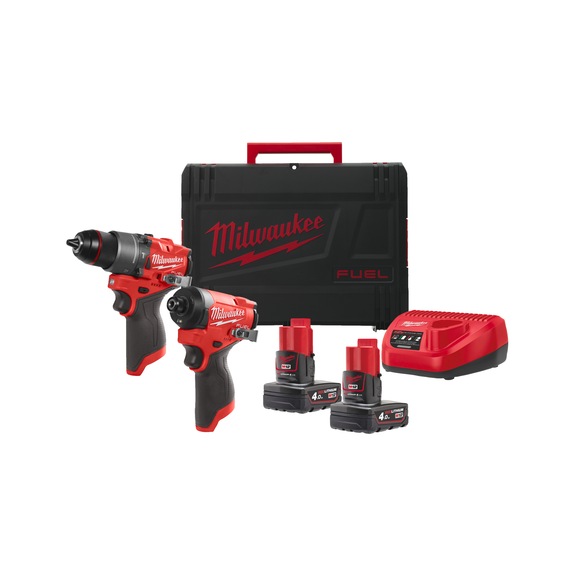 MILWAUKEE cordless tool screwdriver set M12FPP2A2-402X 6-piece 4933480587 - Battery pack (power tool)