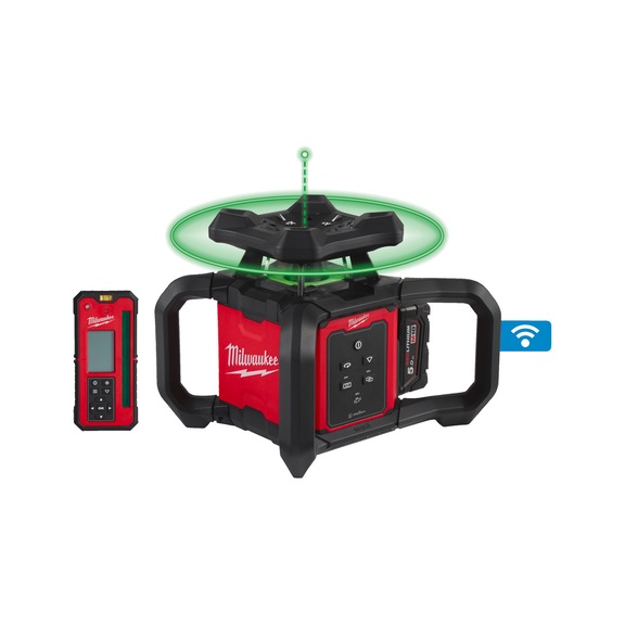 MILWAUKEE Rotationslaser M18RLOHVG300-501C 8-teilig 4933493194 - Rotationslaser