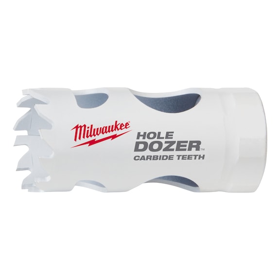 MILWAUKEE Hole saw carbide-tipped 25 mm 1 piece 49560707 - Hole saw (non-detachable cutting edges)