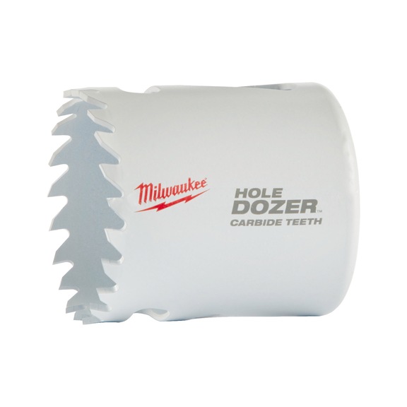 MILWAUKEE Hole saw carbide-tipped 44 mm 1 piece 49560717 - Hole saw (non-detachable cutting edges)