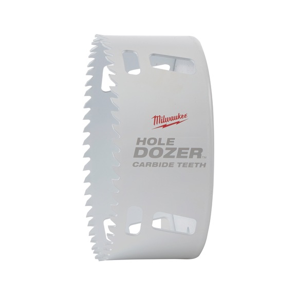 MILWAUKEE Hole saw carbide-tipped 108 mm 1 piece 49560744 - Hole saw (non-detachable cutting edges)