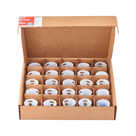 MILWAUKEE Hole saw bi-metal 51 mm Hole Dozer 49565160 - Hole saw (non-detachable cutting edges)