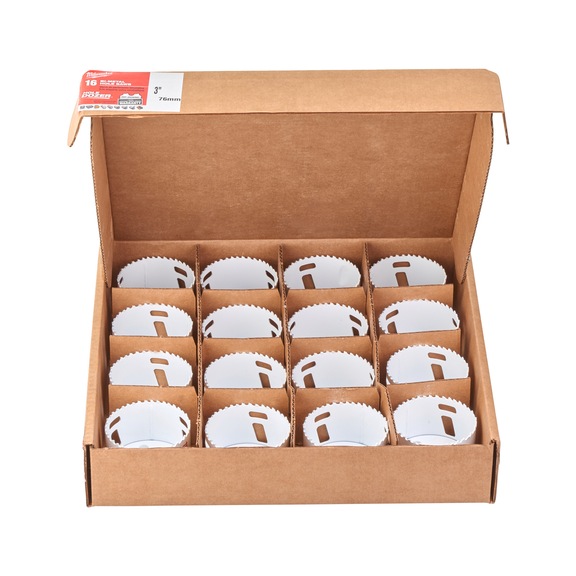 MILWAUKEE Hole saw bi-metal 76 mm Hole Dozer 49565180 - Hole saw (non-detachable cutting edges)