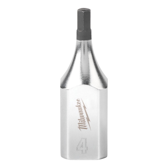 MILWAUKEE Bit socket 4 mm hexagon socket 3/8 inch 4932480831 - Socket spanner insert (hexagon)