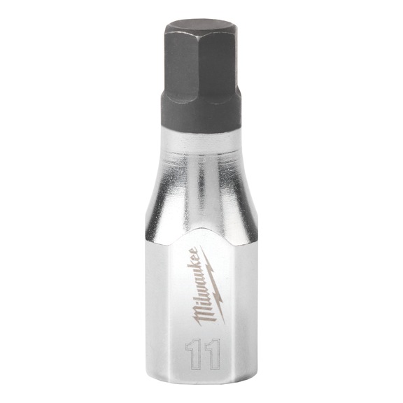 MILWAUKEE bit socket 11 mm hexagon socket 3/8 inch 4932480838 - Socket spanner insert (hexagon)