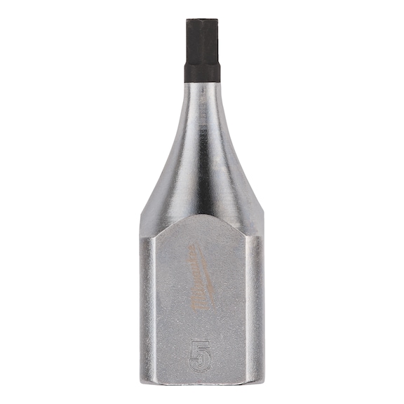 MILWAUKEE bit socket 5 mm hexagon socket 1/2 inch 4932480843 - Socket spanner