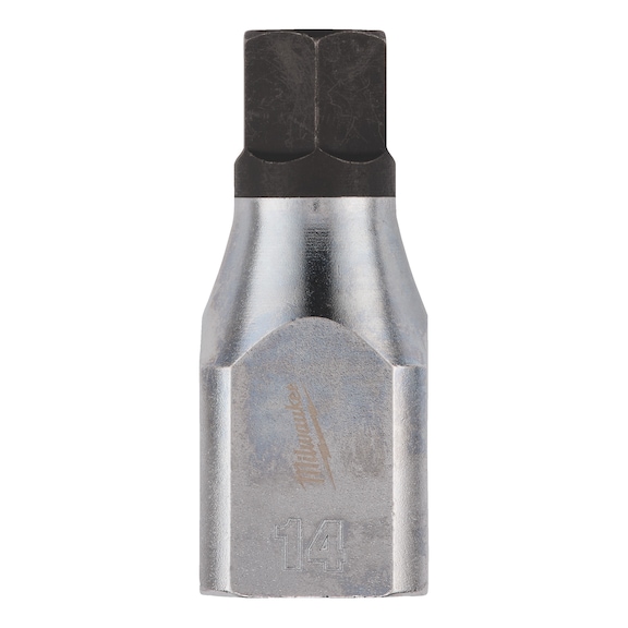 MILWAUKEE Bit-Steckschlüsseleinsatz Innensechskant 14 mm 1/2 Zoll 4932480850 - Steckschlüssel