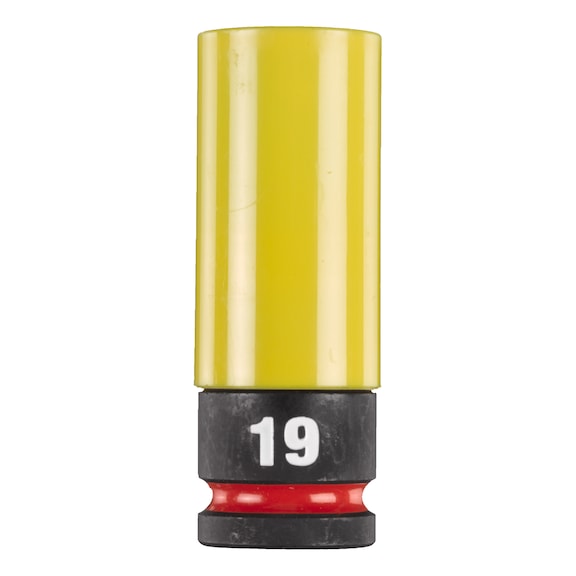 MILWAUKEE Impact socket Shockwave 1/2 inch 19 mm KFZ 4932493372 - Socket spanner