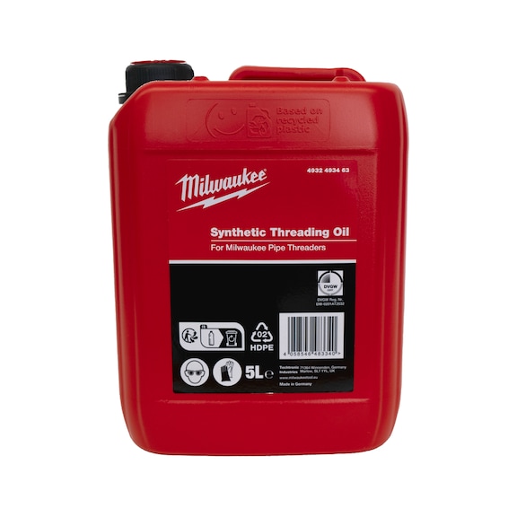MILWAUKEE Thread cutting oil 5l 4932493463 - Metalworking oil (fluid)