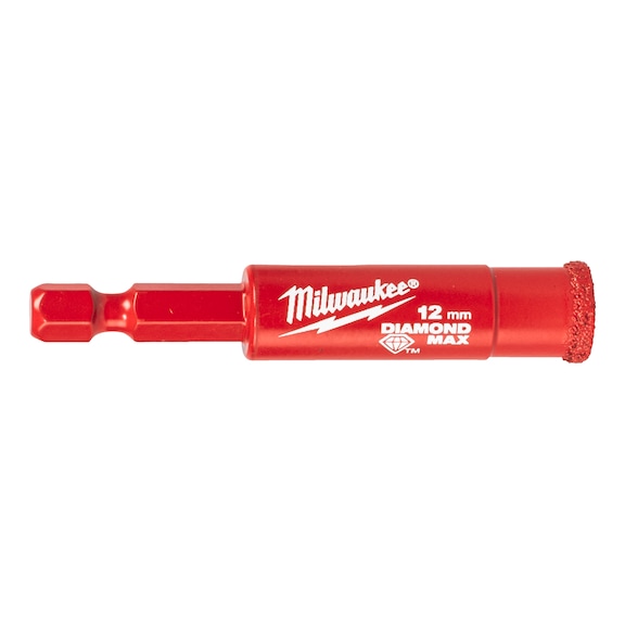 MILWAUKEE Diamond drill 1/4 inch hex 12 mm 4932498345 - Drill for mineral material (not specified)
