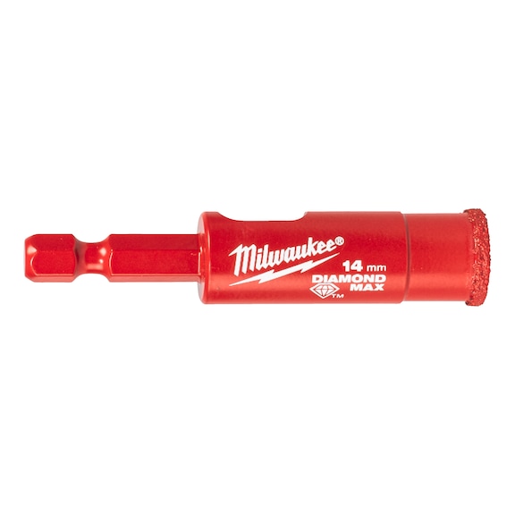 MILWAUKEE Diamantbohrer 1/4 Zoll Hex 14 mm 4932498346 - Bohrer für mineralisches Material (nicht spezifiziert)