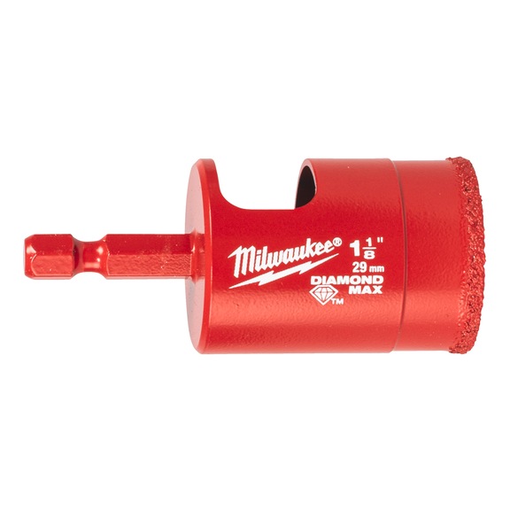 MILWAUKEE Diamond drill 1/4 inch Hex 29 mm 4932498351 - Drill for mineral material (not specified)