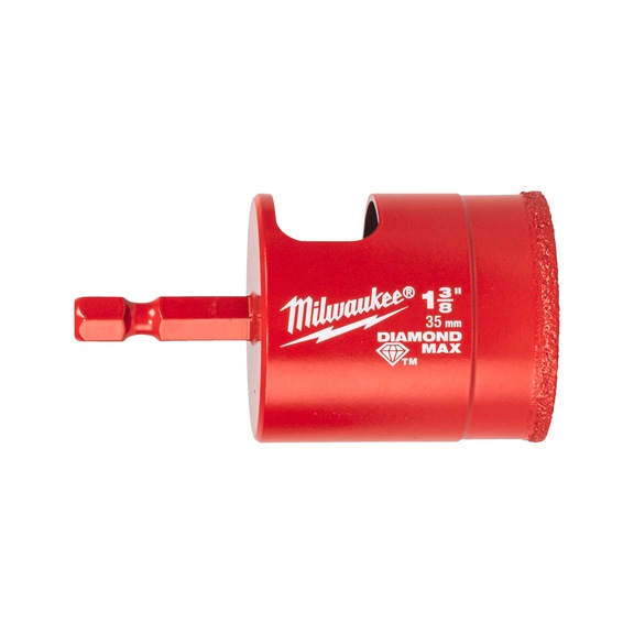MILWAUKEE Diamond drill 1/4 inch Hex 35 mm 4932498353 - Drill for mineral material (not specified)