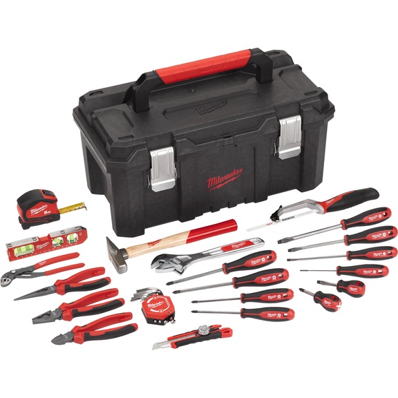 MILWAUKEE 30-piece hand tool starter set 4932498392 - Tool case, assembly bag (workshop, not specified)