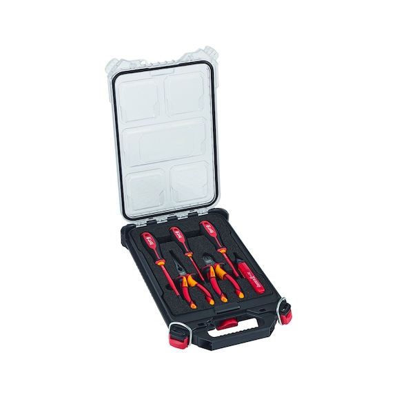 MILWAUKEE Elektriker Handwerkzeuge Set im PACKOUT Organiser 4932493599 - Elektrowerkzeugset
