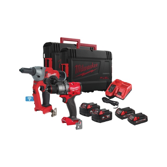 MILWAUKEE Powerpack M18ONEPP2V-524X M18 OneKey 4933499416 - Power tool set