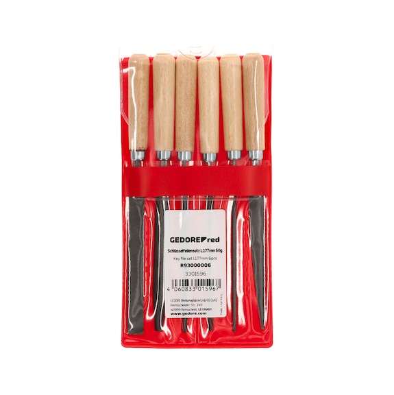 GEDORE RED Key file set 177mm 6-piece 3301596 - File set
