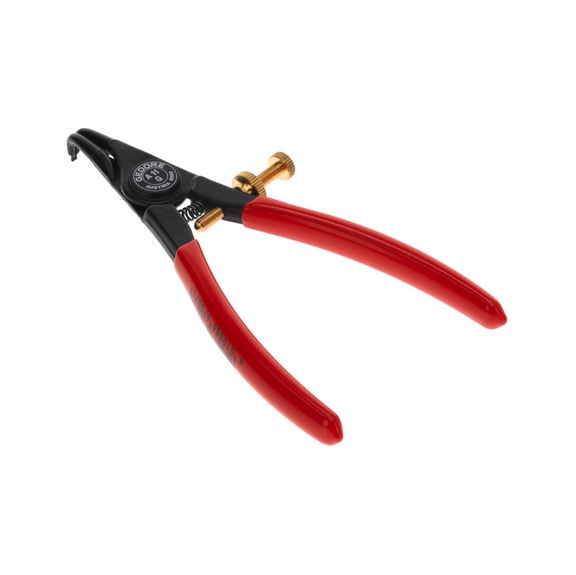 GEDORE Montagezange für Außensicherungsringe gewinkelt 4-9mm 6700730 - Sicherungsringzange