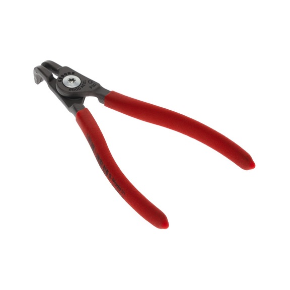 GEDORE Montagezange für Außensicherungsringe gewinkelt 3-10mm 2930692 - Sicherungsringzange