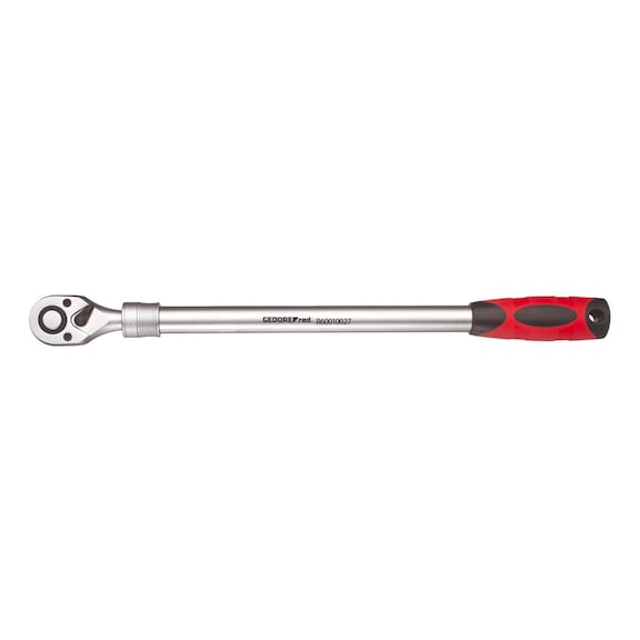 GEDORE RED 2K telescopic ratchet, left/right, 1/2 inch, 460–600 mm, 3300522 - Torque wrench